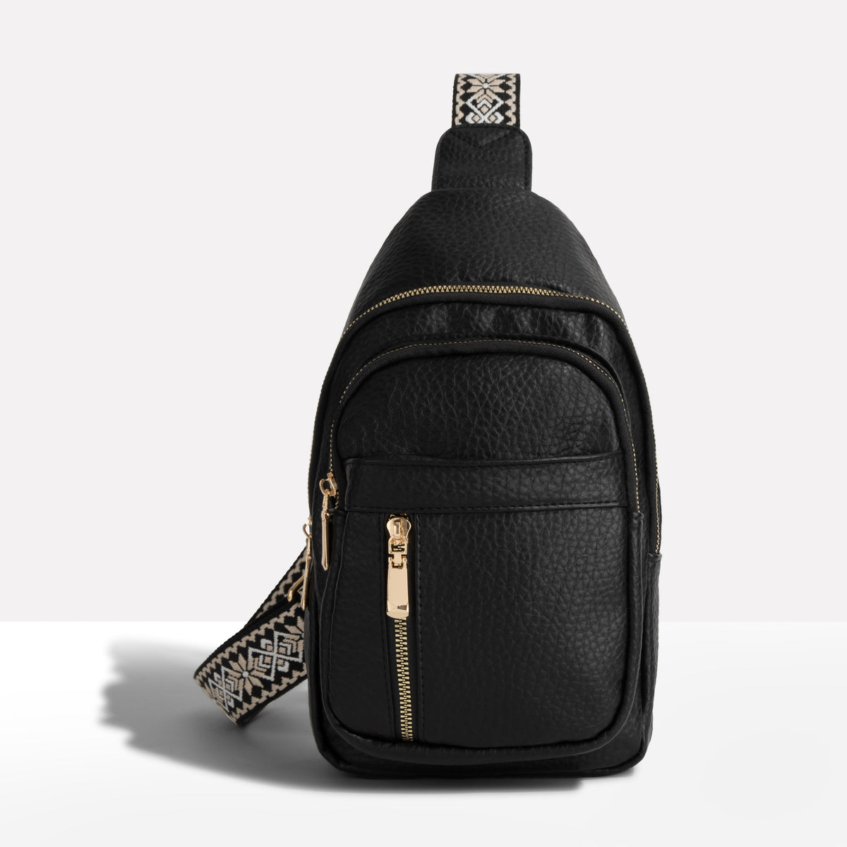 Sac bandoulière femme antivol avec poche RFID et fermetures dissimulées 1
