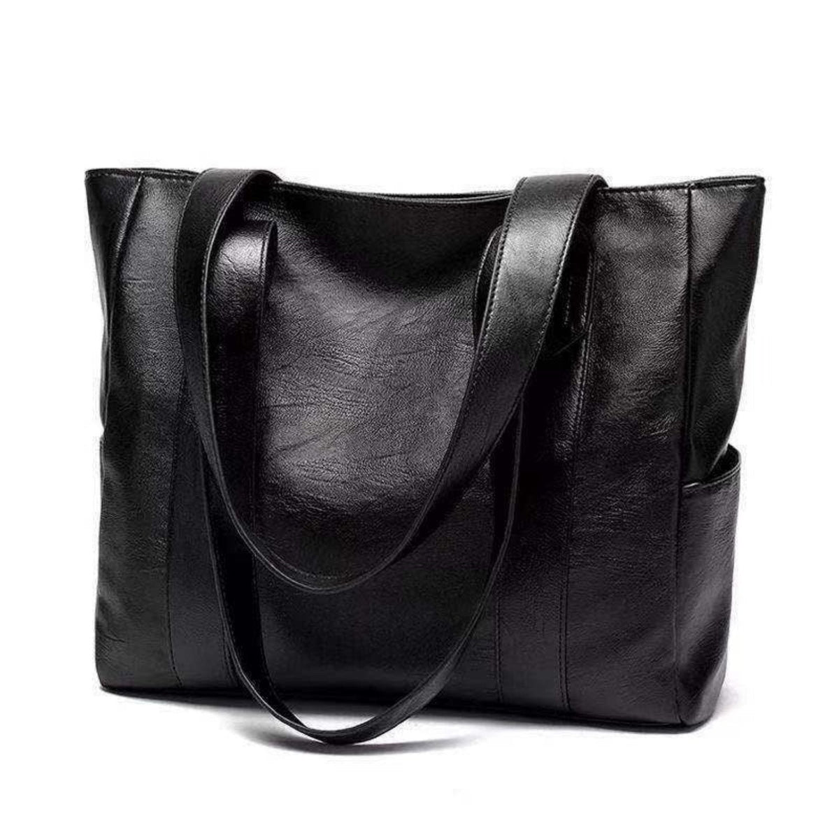 Sac cabas femme grand format avec anses longues et fermeture éclair 3