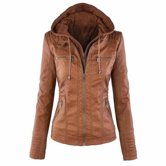 Veste à capuche femme zippée mi-saison 1
