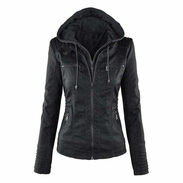 Veste à capuche femme zippée mi-saison 2