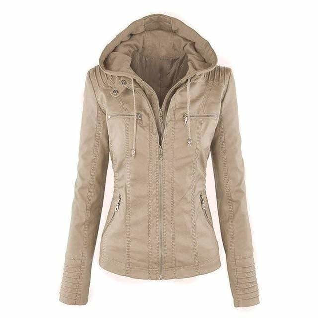 Veste à capuche femme zippée mi-saison 3