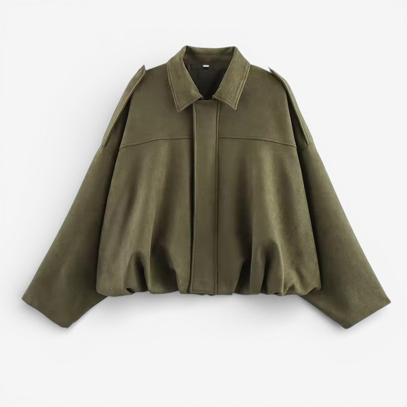 Veste mi-saison femme en polyester à fermeture éclair et col classique 2
