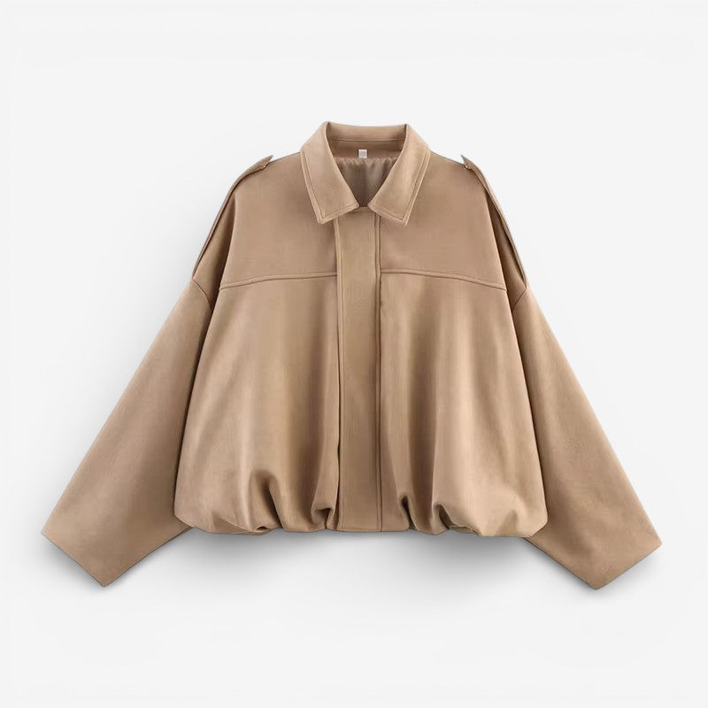 Veste mi-saison femme en polyester à fermeture éclair et col classique 3