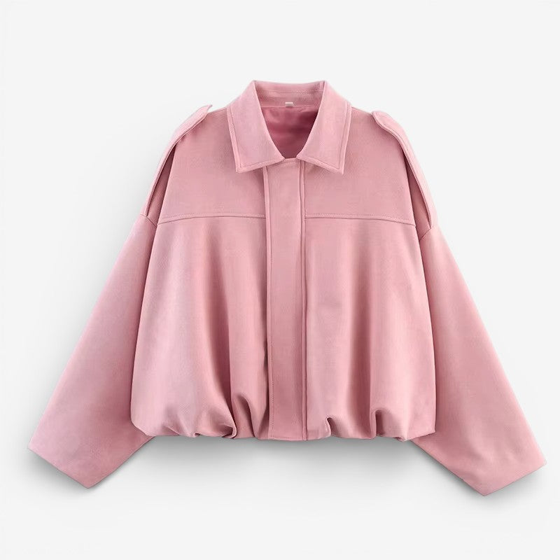 Veste mi-saison femme en polyester à fermeture éclair et col classique 4